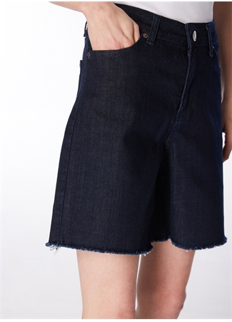 Fabrika Normal Bel Basic İndigo Kadın Denim Şort F4SL-SHT0753_3