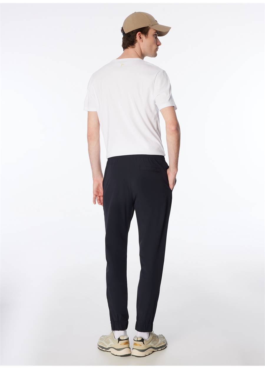 Fabrika Lacivert Erkek Lastikli Jogger Su İtici - Bi Strech Chino Pantolon F4SM-PNT 0123_4