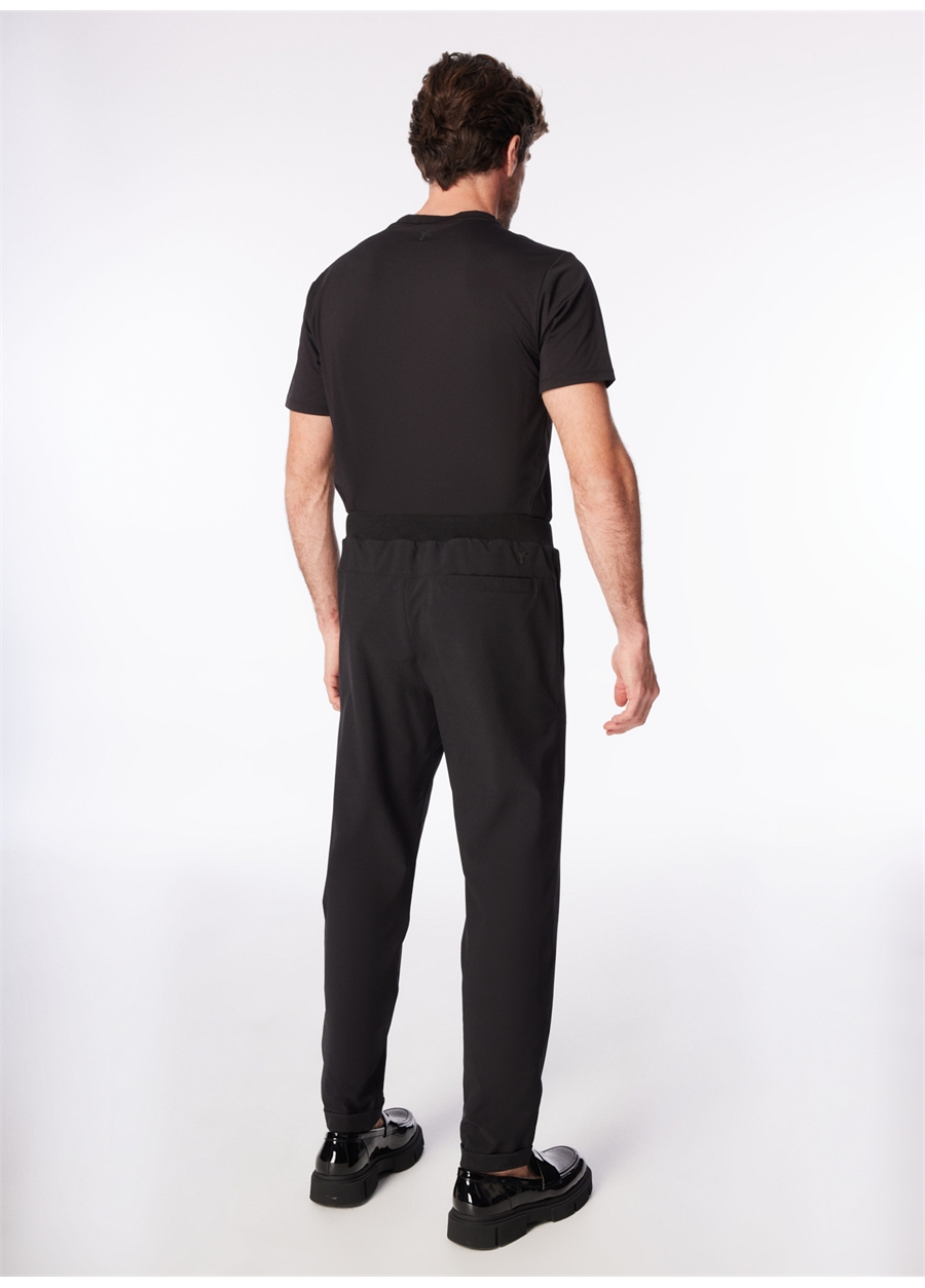 Fabrika Siyah Erkek Duble Paça Basic Su İtici - Bi Strech Chino Pantolon F4SM-PNT 0263_6