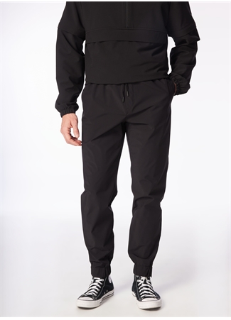 Fabrika Siyah Erkek Lastikli Jogger Su İtici - Bi Strech Chino Pantolon F4SM-PNT 0123_3