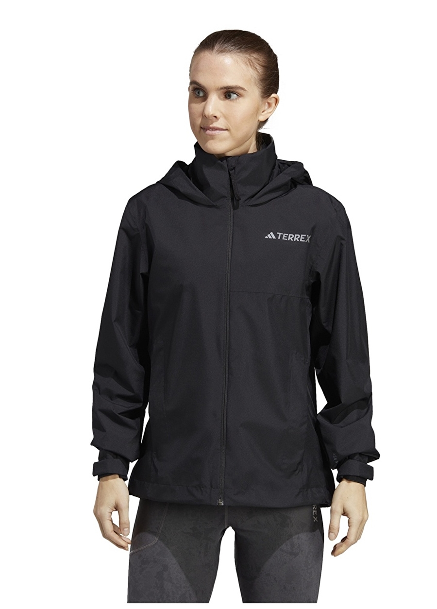 Adidas Siyah Kadın Kapüşon Yaka Terrex Mont HN5460-W MT RR Jacket