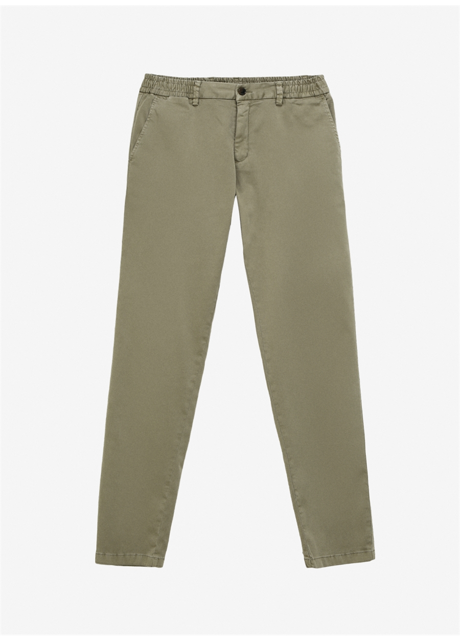 Gmg Fırenze Standart Bel Normal Paça Slim Fit Açık Haki Erkek Pantolon GU23MFW01016