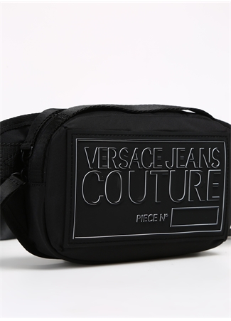 Versace Jeans Couture Siyah Erkek 27,5X14x4,5 Cm Bel Çantası 75YA4B61_4