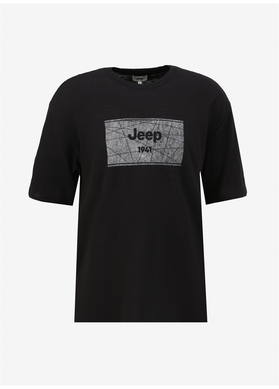 Jeep Siyah Erkek T-Shirt C4SM-TST4647