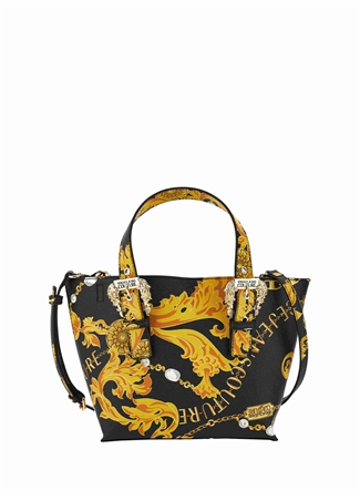 Versace Jeans Couture Sarı - Beyaz Kadın El Çantası 75VA4BFAZS807G89_0