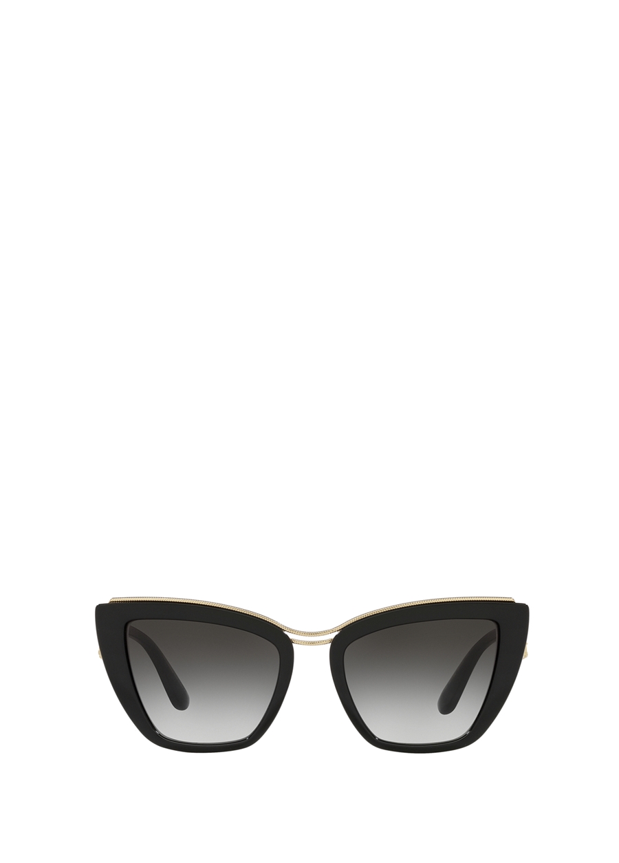 Dolce&Gabbana DG6144 Çekik Siyah Kadın Güneş Gözlüğü