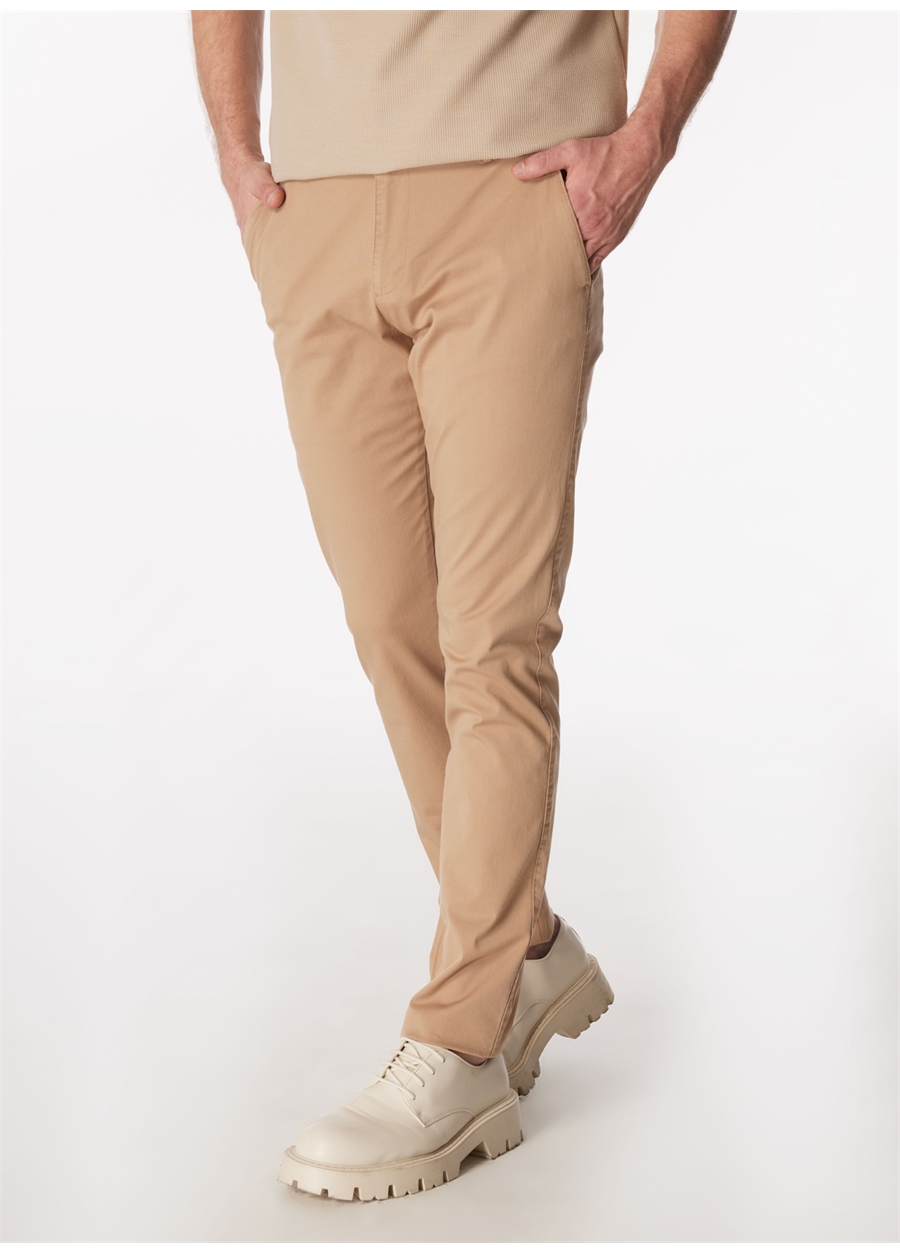 Fabrika Deve Tüyü Erkek Basic Chino Pantolon F4SM-PNT-658_2