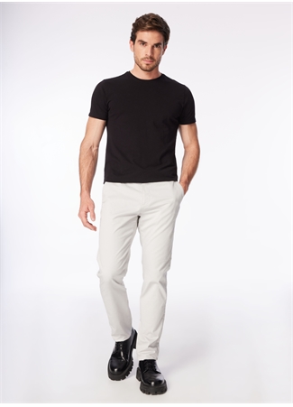 Fabrika Gri Erkek Basic Chino Pantolon F4SM-PNT-658_1