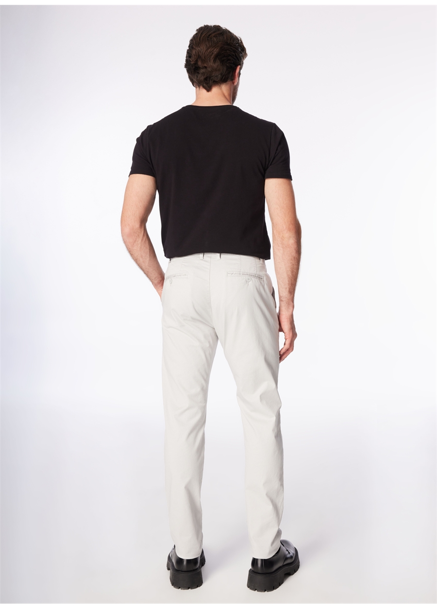 Fabrika Gri Erkek Basic Chino Pantolon F4SM-PNT-658_5