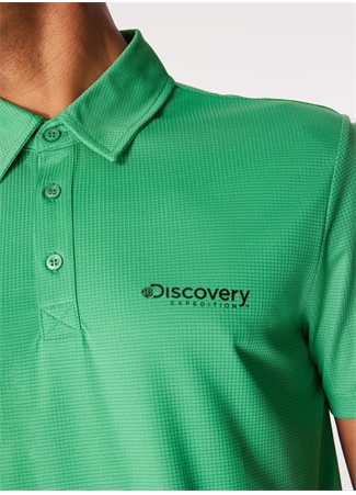 Discovery Expedition Yeşil Erkek Basic UV Apreli Polo T-Shirt D4SM-TST3247_3