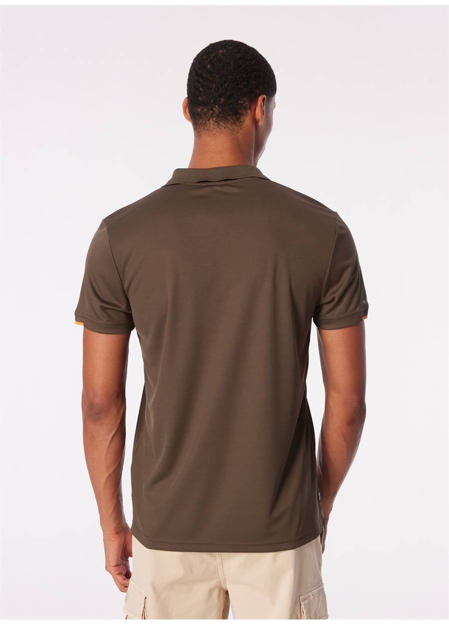 Discovery Expedition Haki Erkek Basic Polo T-Shirt D4SM-TST3246_4