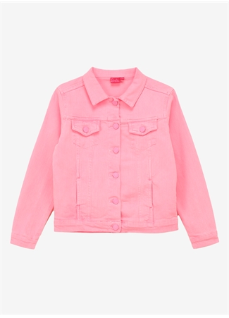 Barbie Pembe Kız Çocuk Denim Ceket BRB4SG-CKT6002