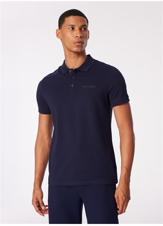 Discovery Expedition Lacivert Erkek Basic Polo T-Shirt D4SM-TST3248_1