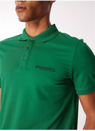 Discovery Expedition Yeşil Erkek Loose Fit Polo T-Shirt D4SM-TST3248_3