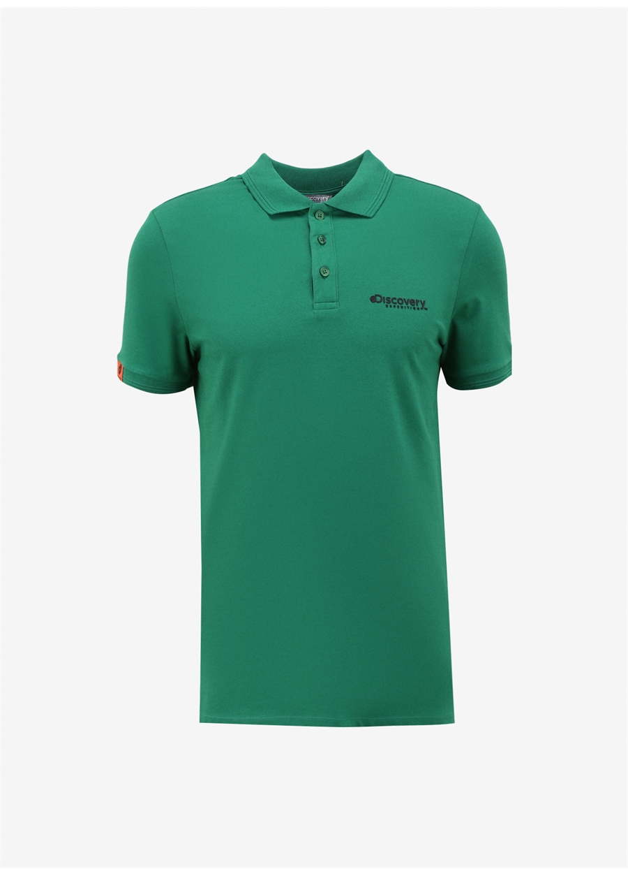 Discovery Expedition Yeşil Erkek Loose Fit Polo T-Shirt D4SM-TST3248_5