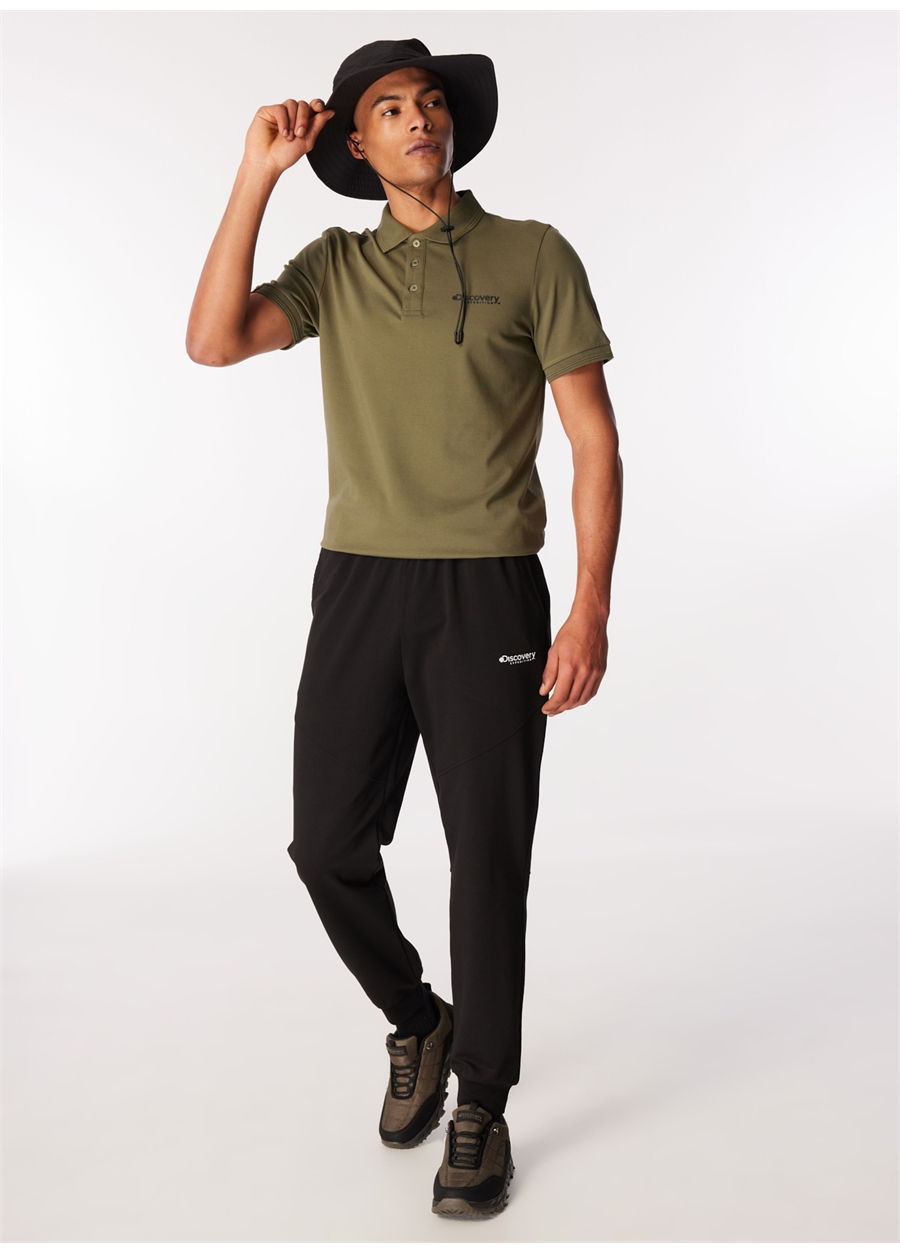 Discovery Expedition Haki Erkek Relaxed Fit Polo T-Shirt D4SM-TST3248_1