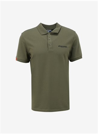 Discovery Expedition Haki Erkek Relaxed Fit Polo T-Shirt D4SM-TST3248_5