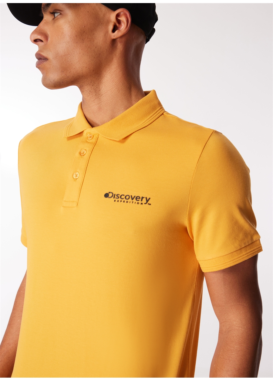 Discovery Expedition Turuncu Erkek Relaxed Fit Polo T-Shirt D4SM-TST3248_3