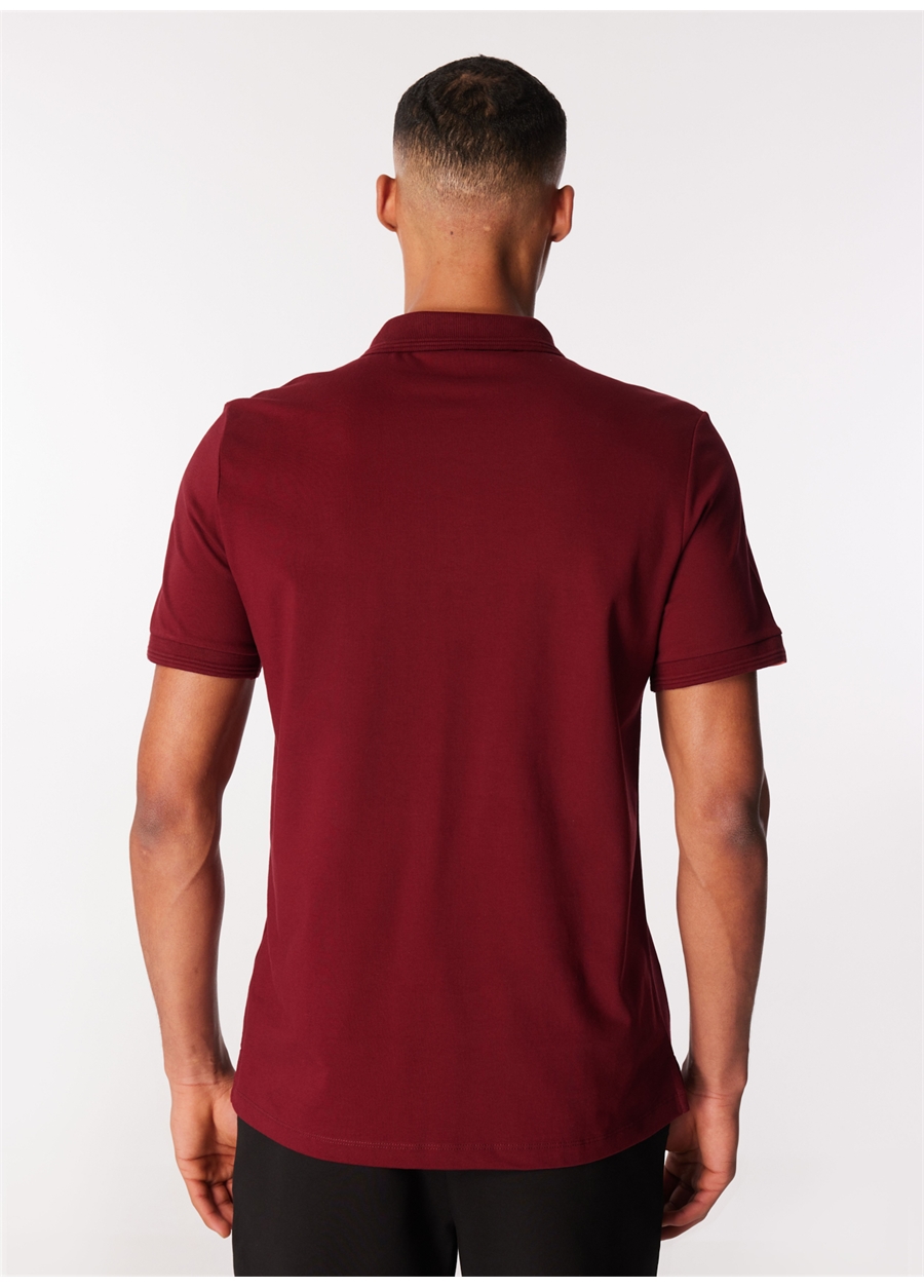 Discovery Expedition Bordo Erkek Relaxed Fit Polo T-Shirt D4SM-TST3248_4