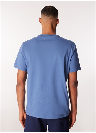 Discovery Expedition İndigo Erkek Bisiklet Yaka Relaxed T-Shirt D4SM-TST3269_4