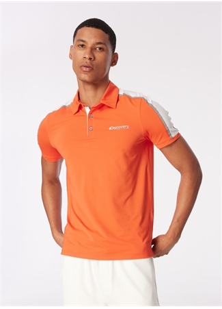 Discovery Expedition Nar Çiçeği Erkek Polo Yaka Basic Blok Polo T-Shirt D4SM-TST3241_0