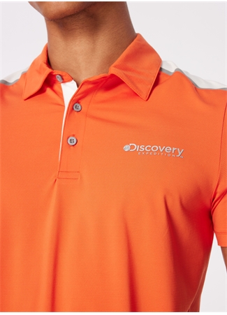 Discovery Expedition Nar Çiçeği Erkek Polo Yaka Basic Blok Polo T-Shirt D4SM-TST3241_4