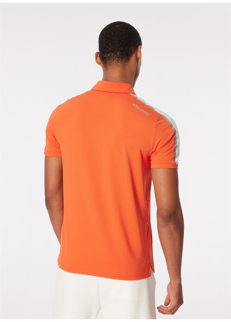 Discovery Expedition Nar Çiçeği Erkek Polo Yaka Basic Blok Polo T-Shirt D4SM-TST3241_5