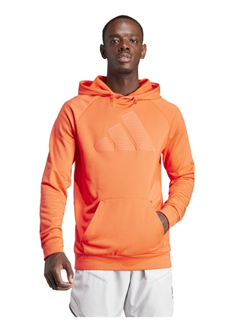 Adidas Kırmızı Erkek Kapüşon Yaka Sweatshirt IM1779-M GG BL HOODY