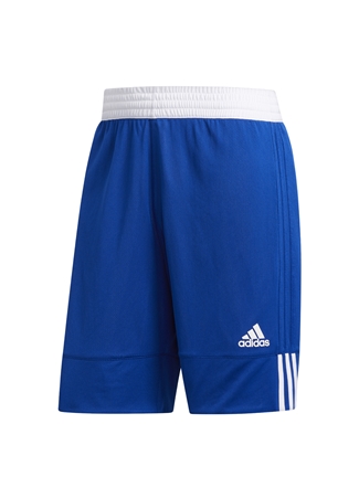 Adidas Mavi - Beyaz Erkek Şort DY6601-3G SPEED REV SHORT