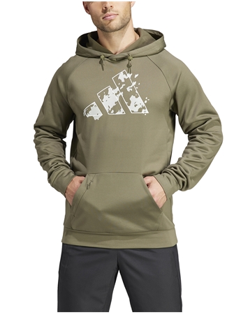 Adidas Yağ Yeşili Erkek Kapüşon Yaka Sweatshirt IM1771-M GG BL NOV HOODY_1