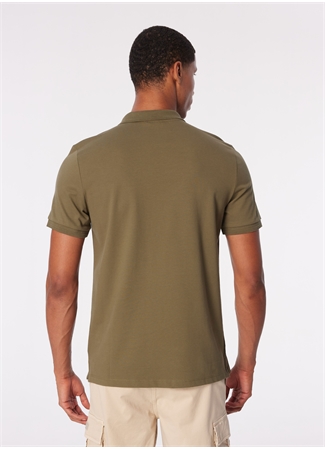 Discovery Expedition Haki Erkek Basic Polo T-Shirt D4SM-TST3283_4