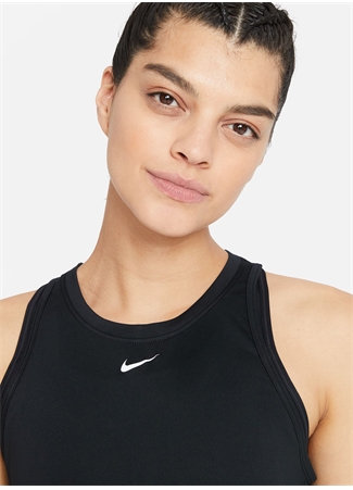 Nike Siyah Kadın Bisiklet Yaka Atlet DD0636-010-W NK ONE DF STD TANK_2