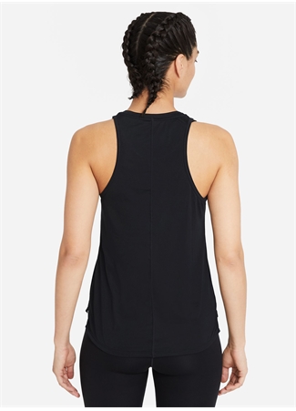 Nike Siyah Kadın Bisiklet Yaka Atlet DD0636-010-W NK ONE DF STD TANK_4