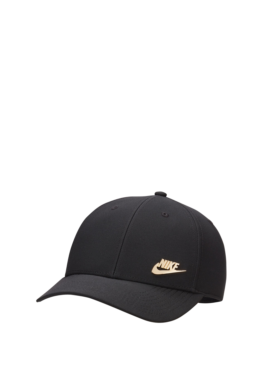 Nike Siyah - Altın Unisex Şapka FB5371-011-U NK DF CLUB CAP S CB MT
