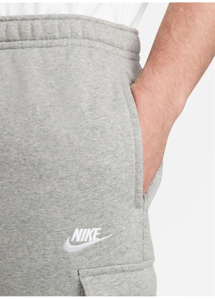 Nike Gri Erkek Uzun Eşofman Altı CD3129-063-M NSW CLUB PANT CARGO BB_5