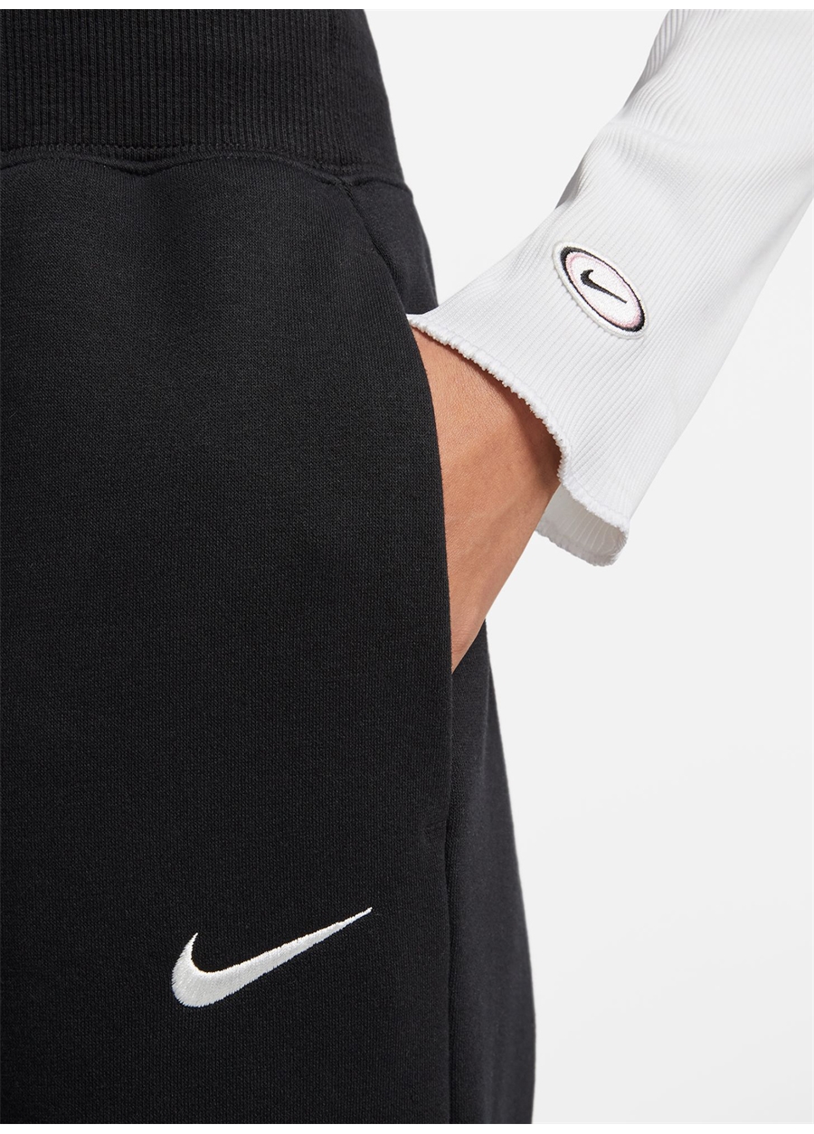 Nike Siyah Kadın Eşofman Altı DQ5615-010-W NSW PHNX FLC HR PANT W_2