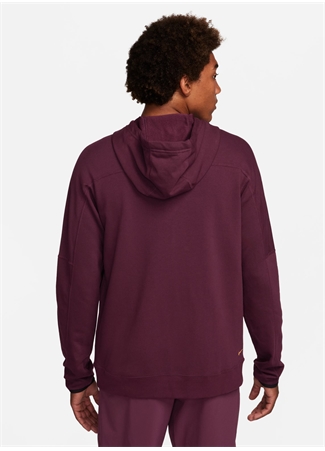 Nike Bordo Erkek Kapüşon Yaka Baskılı Sweatshirt DV9324-681-M NK DF MAGIC HOUR HOODI_1