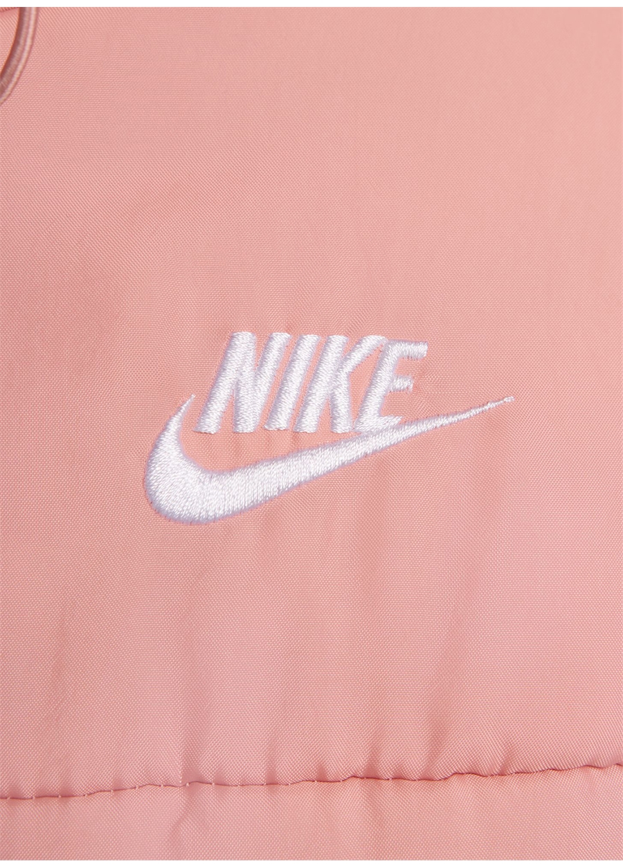 Nike Açık Pembe Kadın Kapüşon Yaka Mont FB7672-618-W NSW ESSTL THRMR CLSC P_6