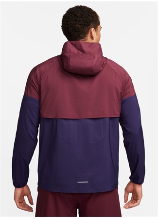 Nike Bordo Erkek Kapüşon Yaka Parçalı Rüzgarlık FB7540-681-M NK IMP LGHT WINDRNNER_6