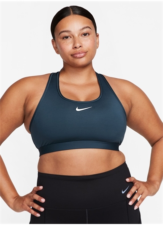 Nike Yeşil Kadın Sporcu Sütyeni DX6821-328-W NK SWSH MED SPT BRA_2