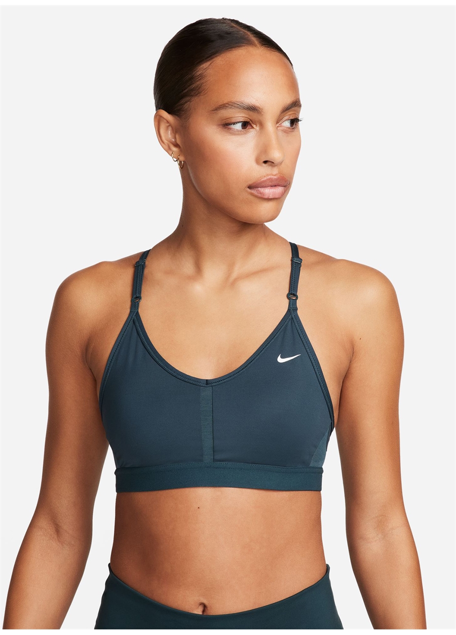 Nike Yeşil Kadın Sporcu Sütyeni CZ4456-328-W NK INDY V-NECK BRA_1