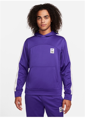 Nike Mor Erkek Kapüşon Yaka Parçalı Sweatshirt DQ5836-504-M NK TF STRTFV PO HOODIE_0