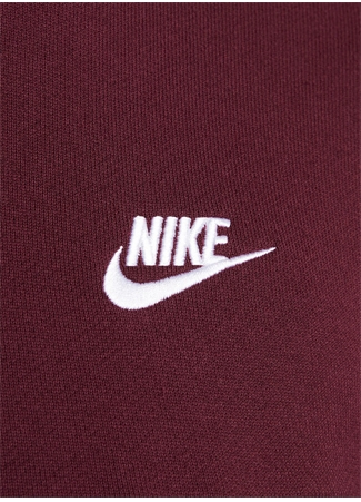 Nike Bordo - Mavi Erkek Kapüşon Yaka Sweatshirt FB7415-681-M NK CLUB+ FT CB HOODIE_5