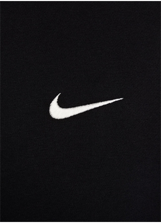 Nike Siyah Kadın Kapüşon Yaka Zip Ceket DQ5758-010-W NSW PHNX FLC FZ OS HOO_7