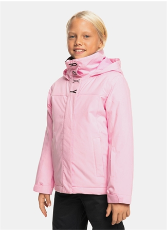 Quiksilver Pembe Kız Çocuk Kapüşonlu Waterproof Kayak Montu ERGTJ03165_2