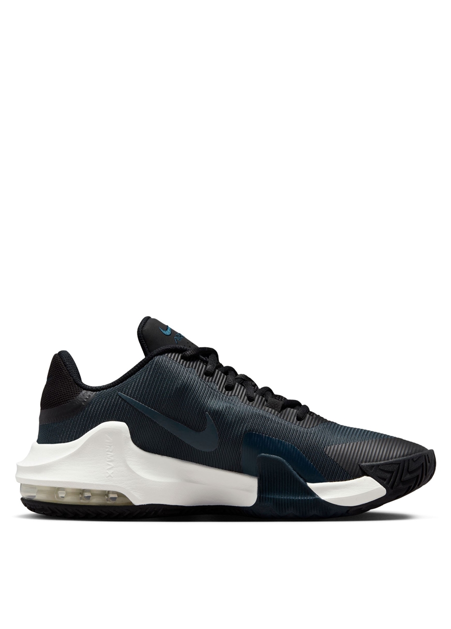 Nike Siyah - Gri - Gümüş Erkek Basketbol Ayakkabısı DM1124-009- AIR MAX IMPACT 4_1