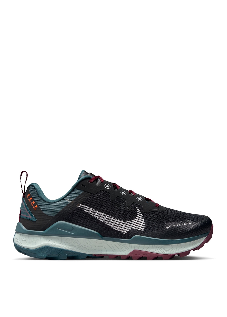 Nike Siyah - Gri - Gümüş Erkek Koşu Ayakkabısı DR2686-004-REACT WILDHORSE 8