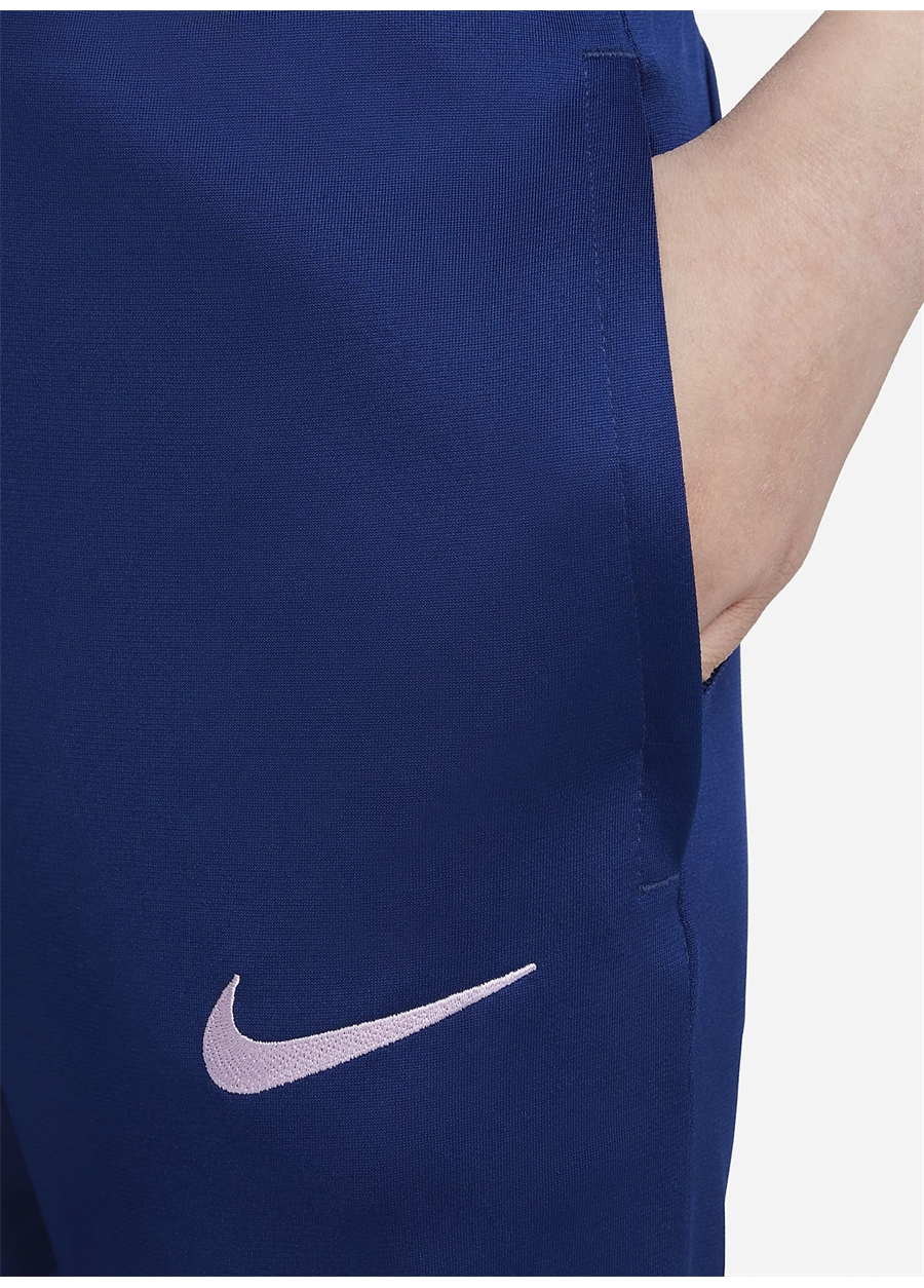 Nike Düz Lacivert - Turuncu Erkek Çocuk Eşofman Takımı DX3547-680-ATM Y NK DF STRK HD TRK_7