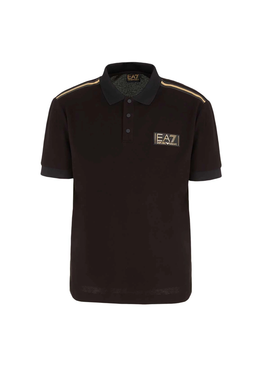 EA7 Siyah Erkek Polo T-Shirt 6RPF10PJRYZ1200