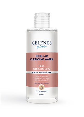 Celenes Cloudberry Misel Temizleme Suyu Kuru/Hassas Ciltler 250 Ml